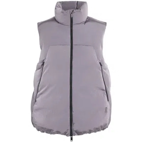 On Running Women's Light Gray Puffer Vest